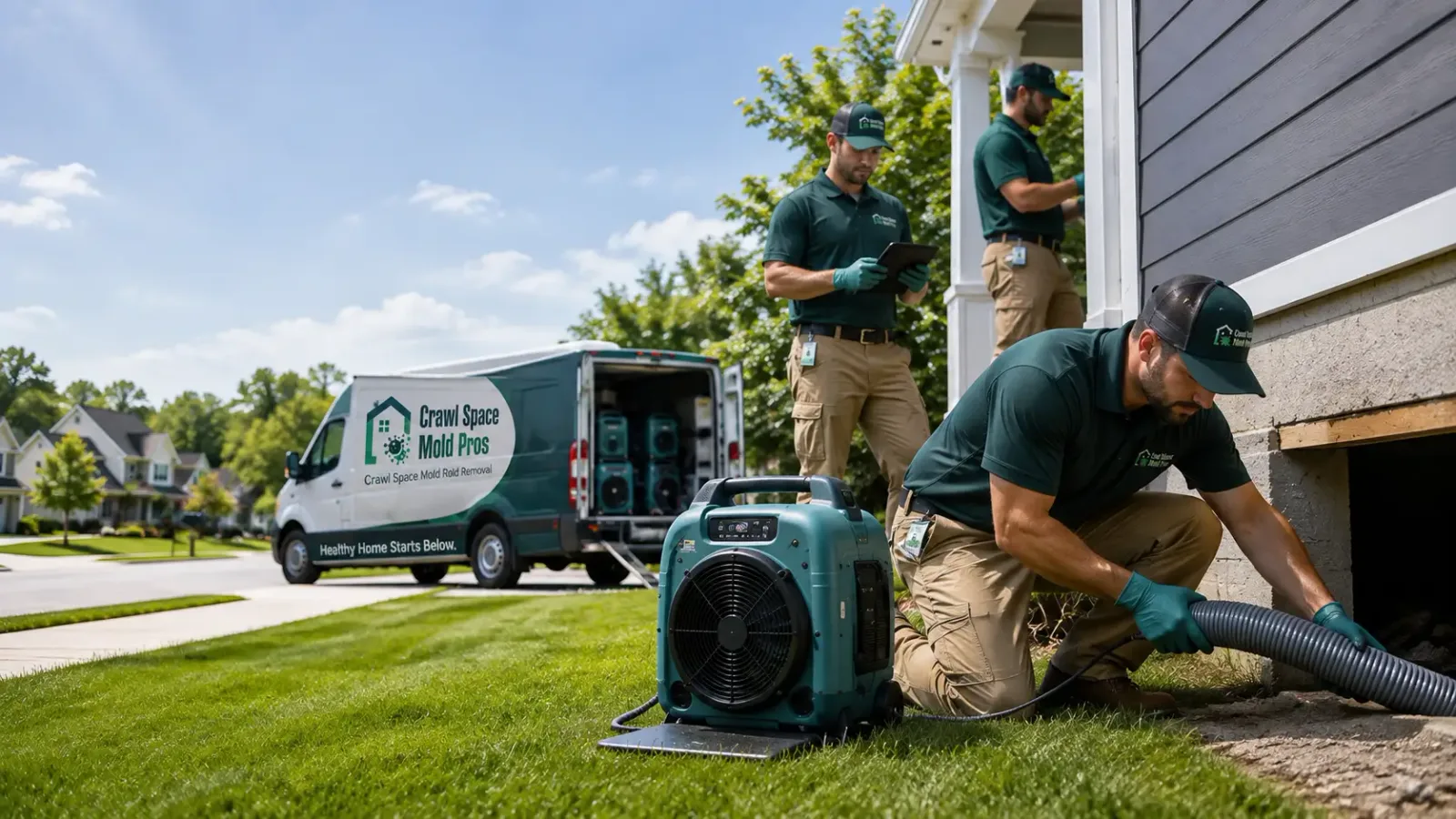 Crawl Space Mold Removal in Canyon, MN